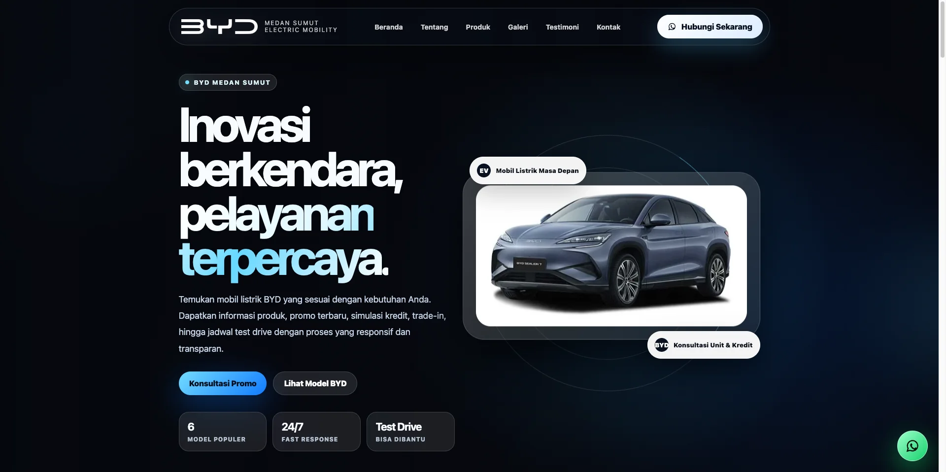 BYD Medan Sumut